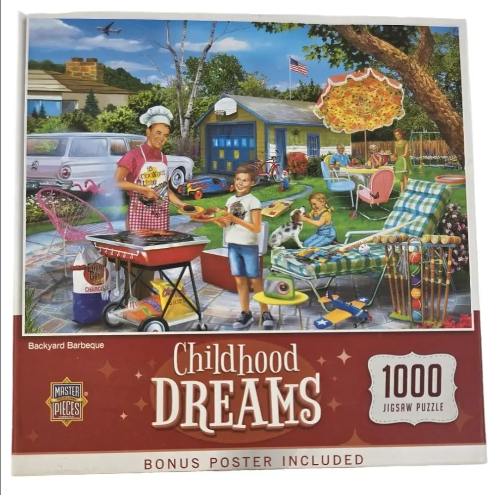 Masterpieces Backyard Barbecue Puzzle 1000 Pieces